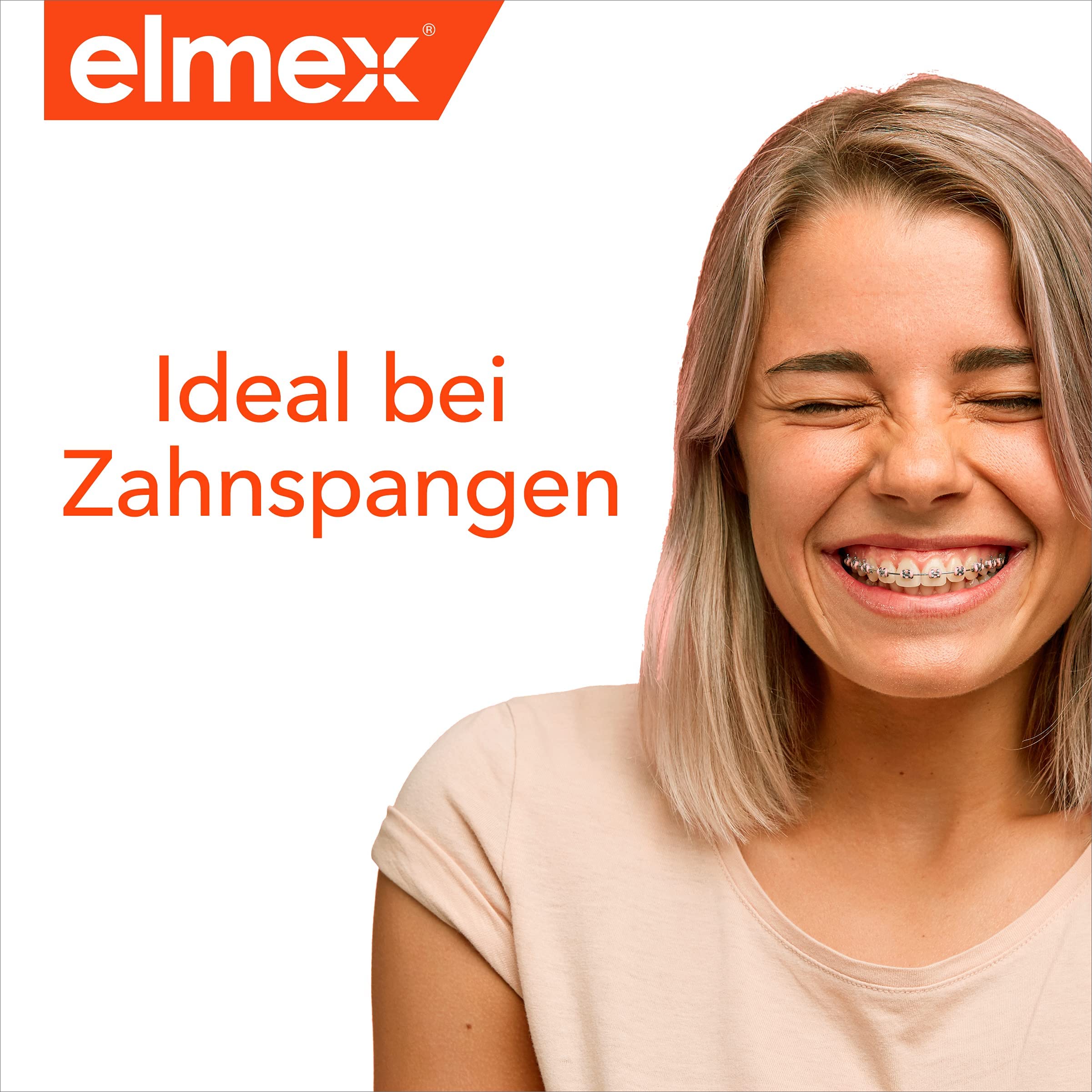 Elmex Kariesschutz détails sur le label, informations claires pour une routine fiable.
