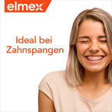 Elmex Kariesschutz détails sur le label, informations claires pour une routine fiable.