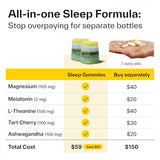 Gummies Elo Health Sommeil avec 2 mg mélatonine pour endormissement facilité