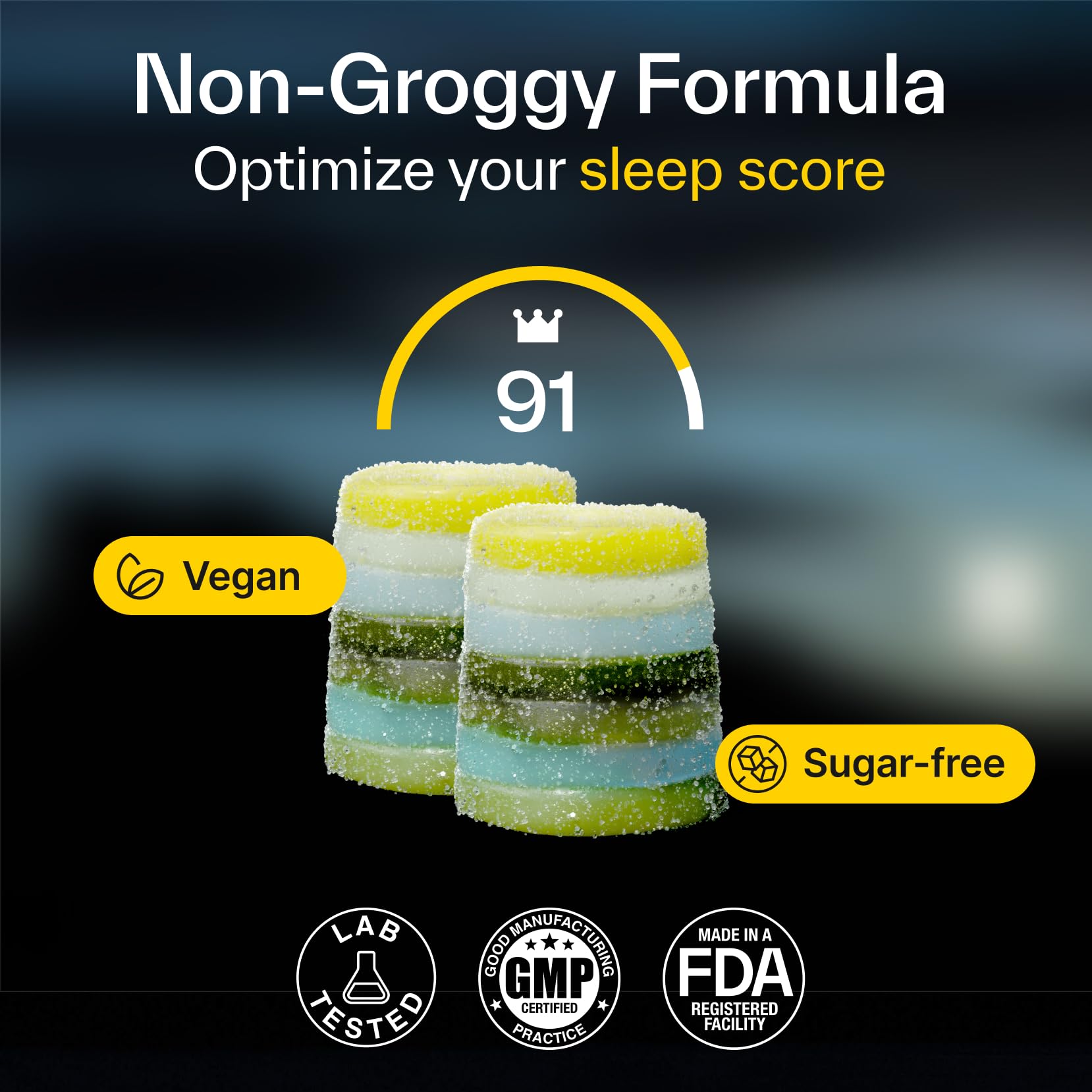Gummies Elo Health Magnésium et L‑Théanine pour détente mentale