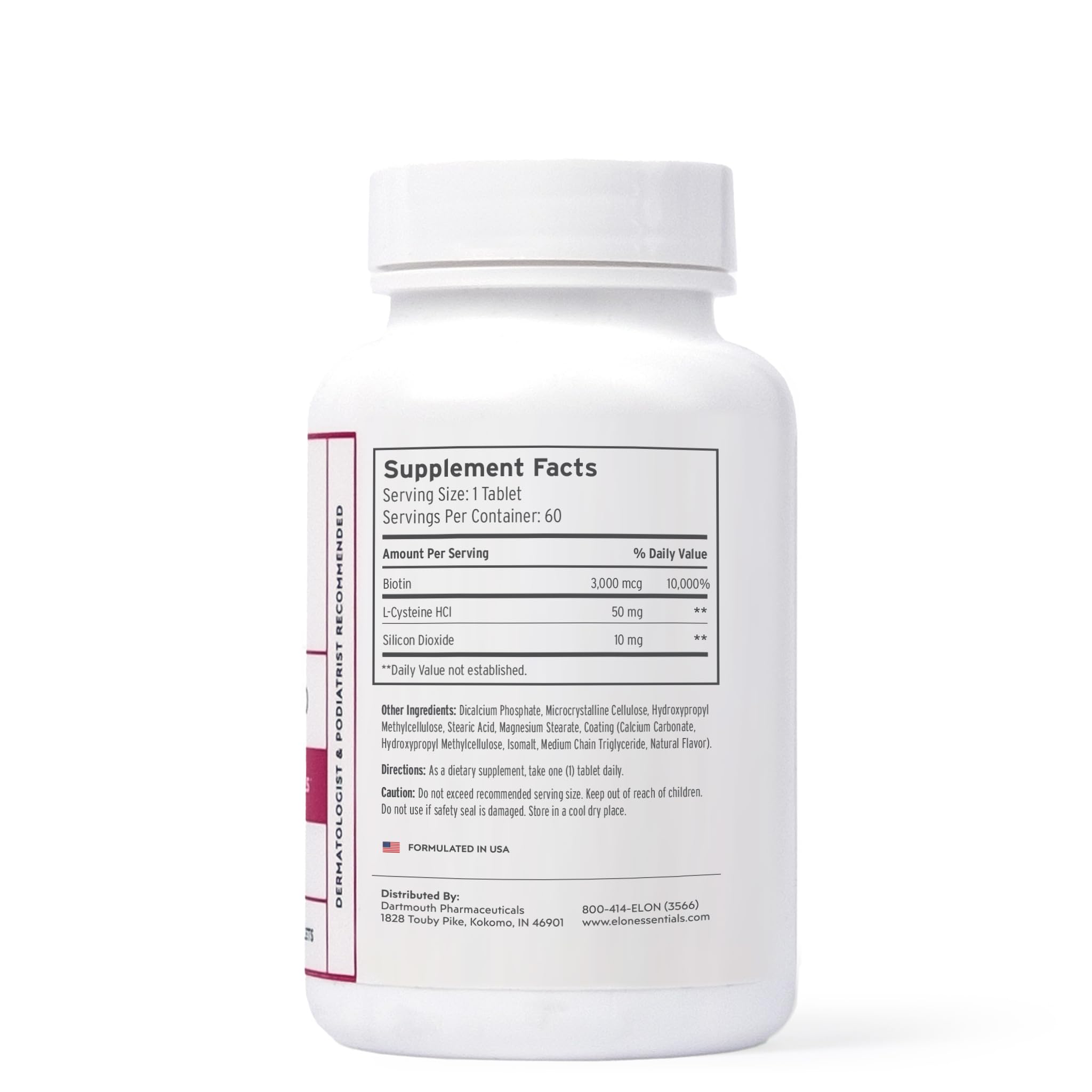 Elon Matrix Plus 3000: emballage pratique de 60 jours pour votre routine.