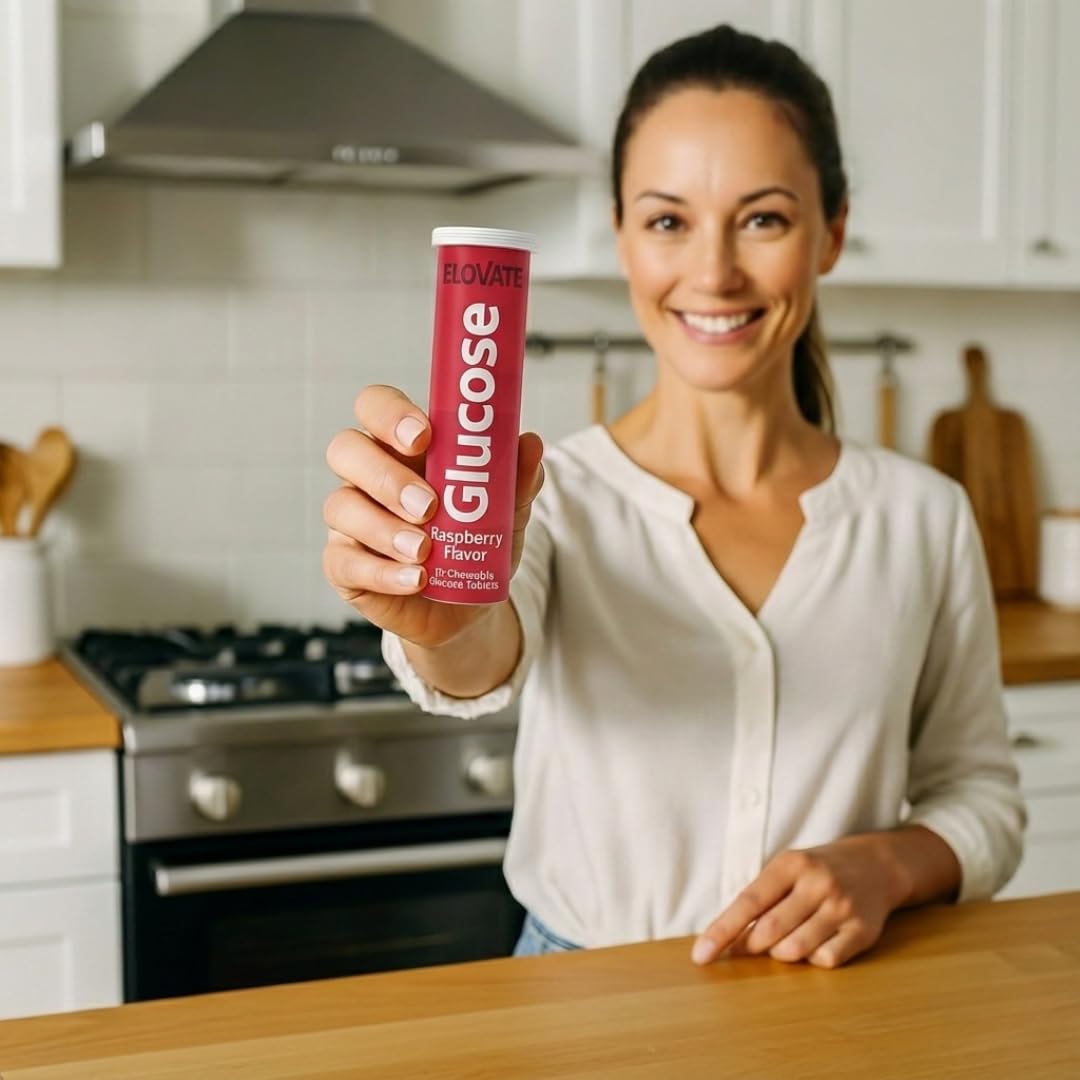 Tablettes ELOVATE, saveur framboise, énergie prête à l'emploi.