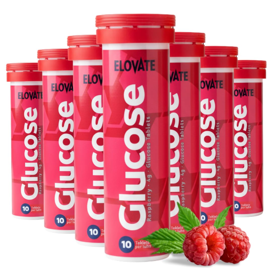Tablettes ELOVATE glucose rapides, énergie instantanée en déplacement.