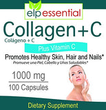 Gelules Collagene + C d'ELP ESSENTIAL, faciles à avaler pour un usage quotidien.
