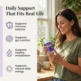 ELVERA Gélules quotidiennes : routine simple pour le confort intestinal.