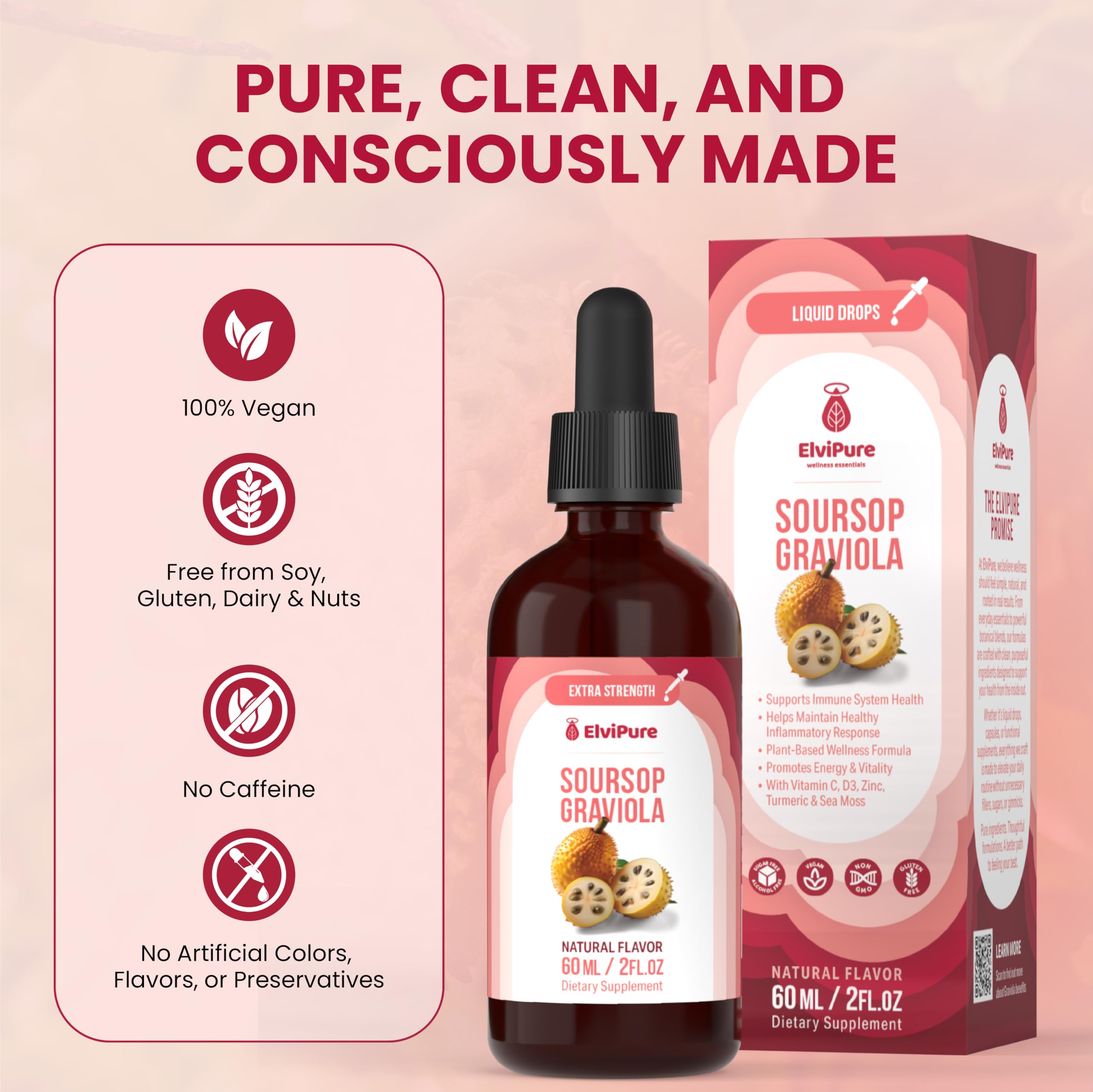 ElviPure Soursop Bitters – mode d’emploi accessible à toute la famille.