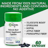 ELVPOTEC – emballage des capsules montrant une routine digestive simple et naturelle.