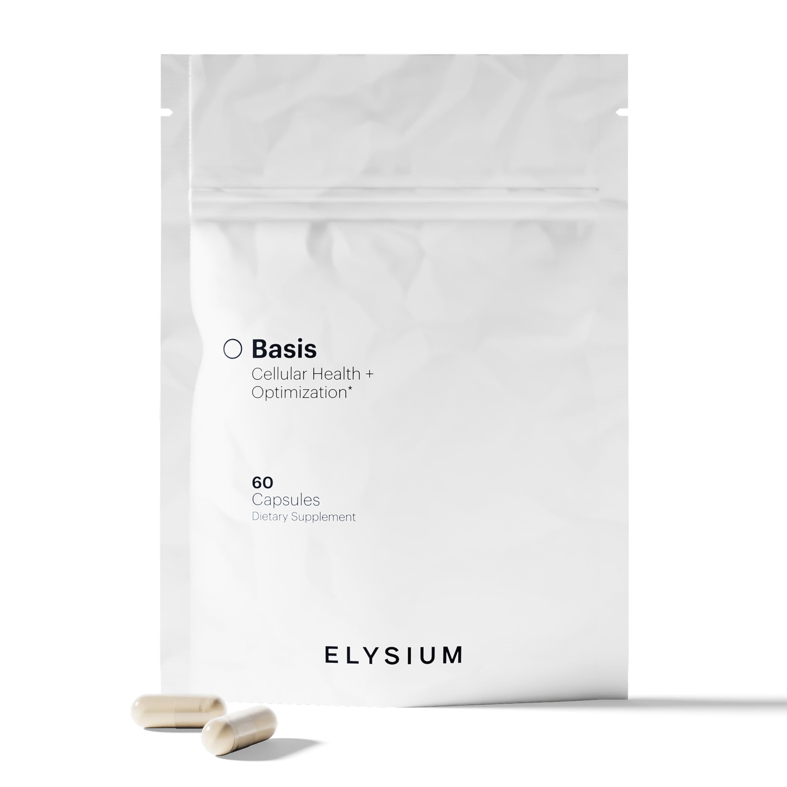 ELYSiUM Basis NAD+, bouteille visible, énergie potentielle pour la journée