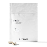 ELYSiUM Basis NAD+, bouteille visible, énergie potentielle pour la journée