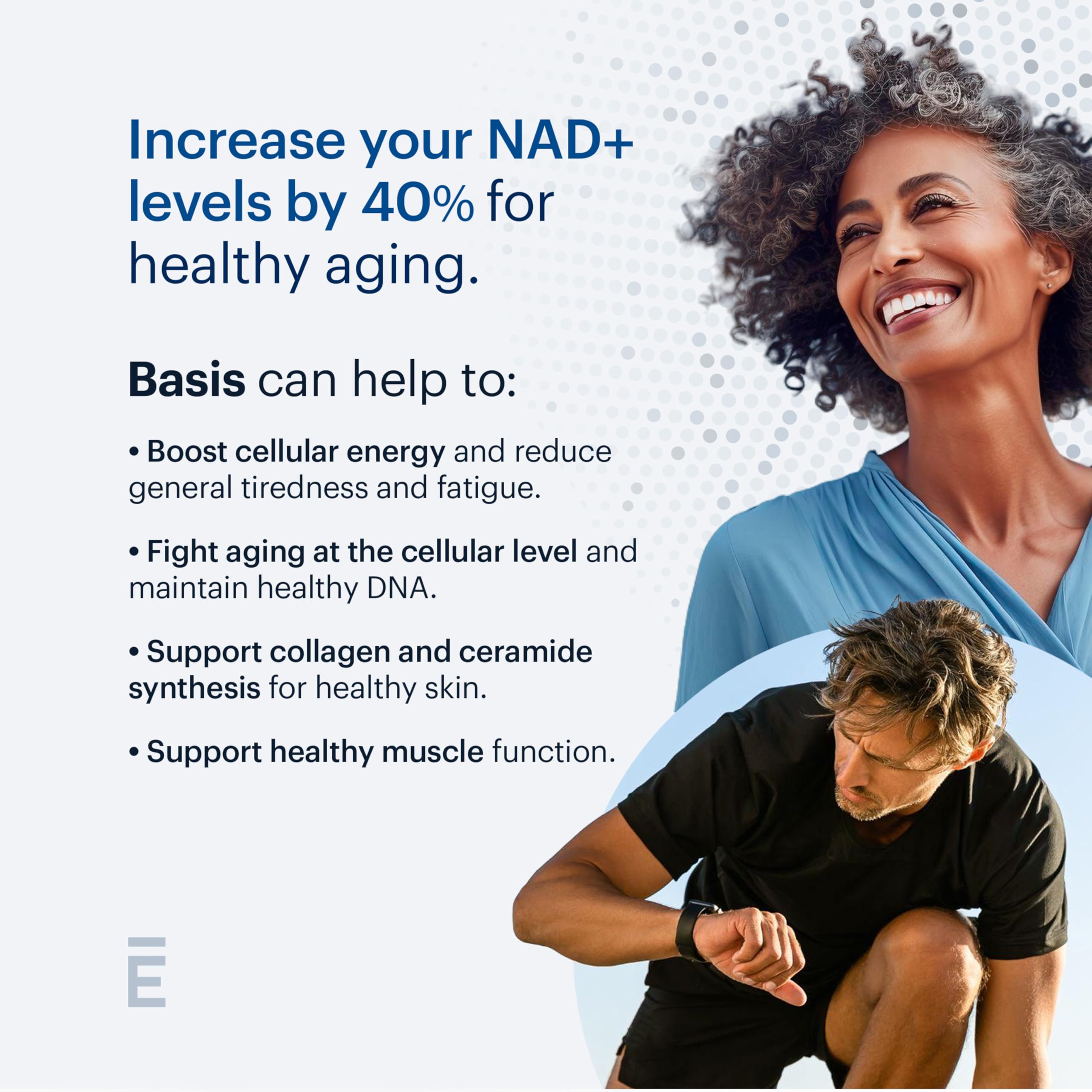 ELYSiUM Basis NAD+, extrait de nicotinamide riboside, ingrédient clé