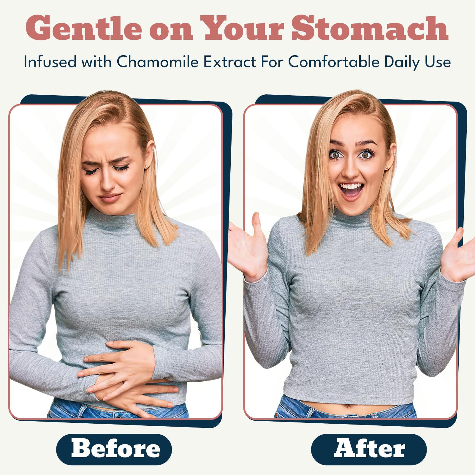 Capsules Elystrixionis avec camomille, douceur et confort gastrique.
