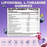 Étiquette Elysx L-Théanine affichant dosage et ingrédients.
