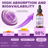 Elysx Safran Liposomal absorption optimisee: meilleure efficacite des nutriments.