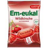 Em-Eukal cerise sauvage sans sucre — emballage pratique pour emporter.