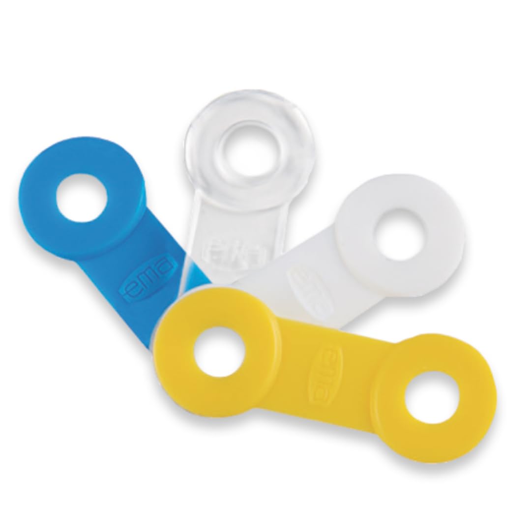 Sangles EMA blanches et souples, 20 mm, confort nocturne.