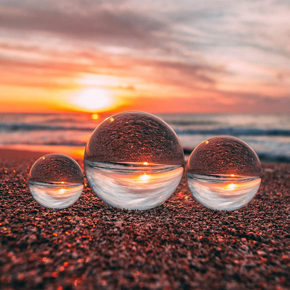 EMART boule cristal 60mm photographie – perspective unique et reflets nets