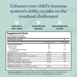 Immune Ready boîte de 60 gommes compactes et faciles à emporter.