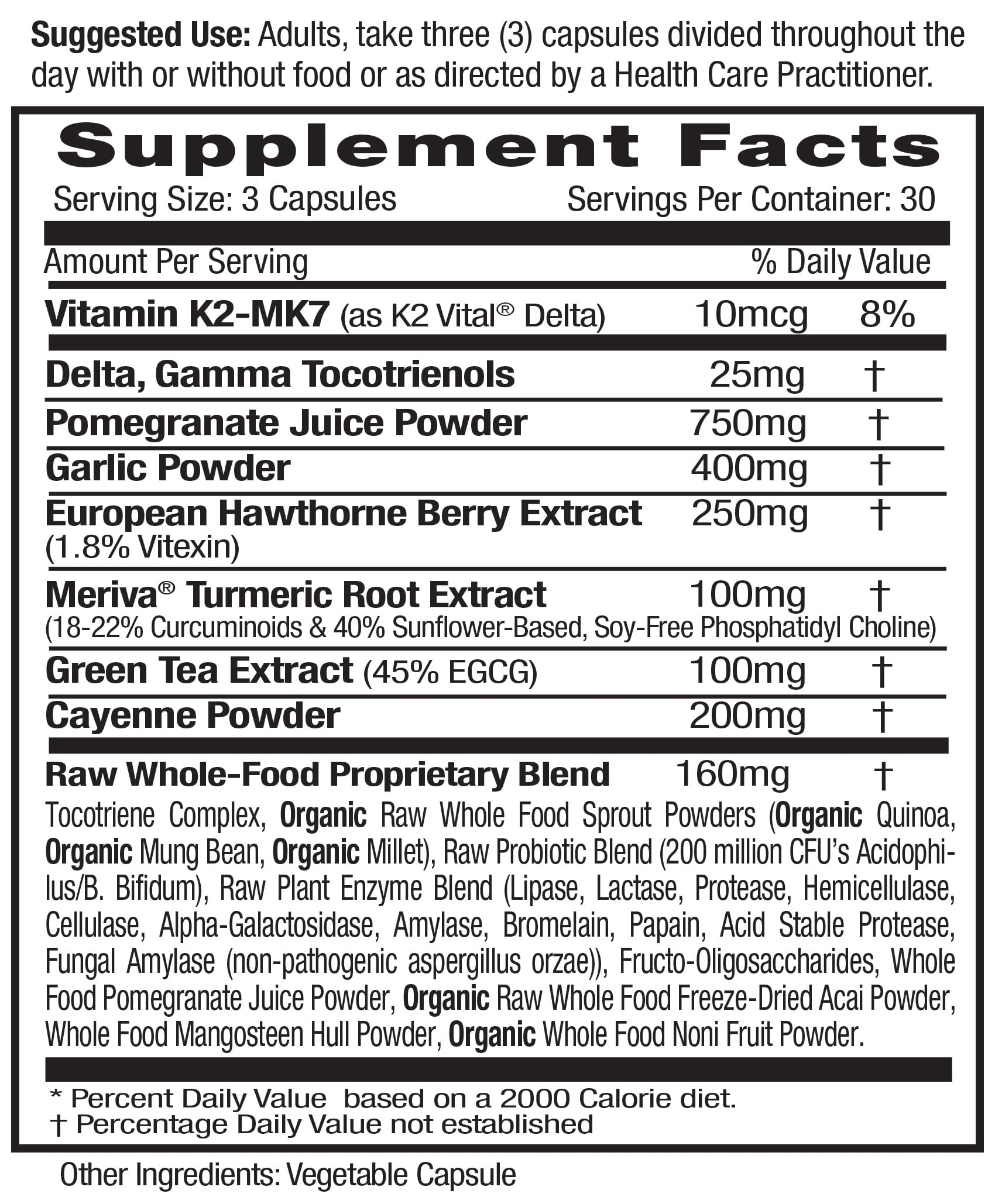 Emerald Labs Aubepine-baie Circulation: soutien possible pour le système circulatoire et le bien-être.
