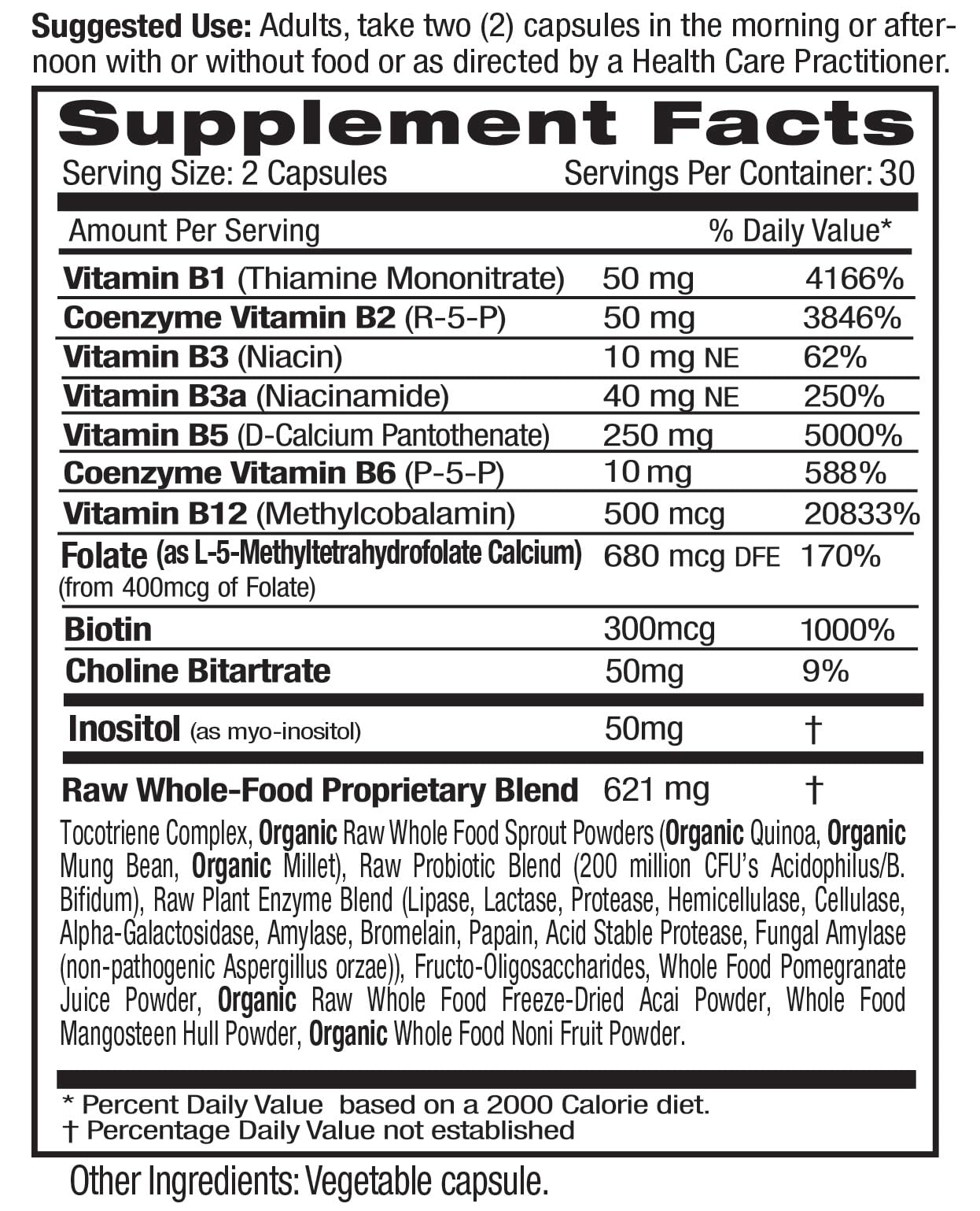 EMERALD LABS B-Healthy: capsules vegan en gros plan pour concentration et vitalité