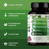 Boîte Emerald Labs affichant le nombre de capsules et la période d’utilisation