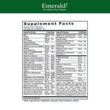 EMERALD LABS Multivitamine Clinique Complet – ingrédients clés et formule complète.