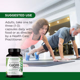 Emballage CoQ10 d'ÉMERALD LABS, emballage robuste et clair.