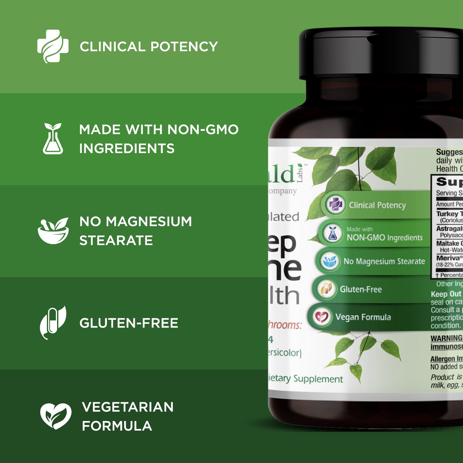 EMERALD LABS Curcuma Meriva: extrait biodisponible pour un soutien naturel.