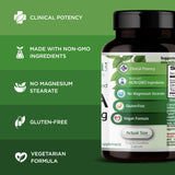 Emballage et boîte Emerald Labs DHEA 50 mg propres et clairs.