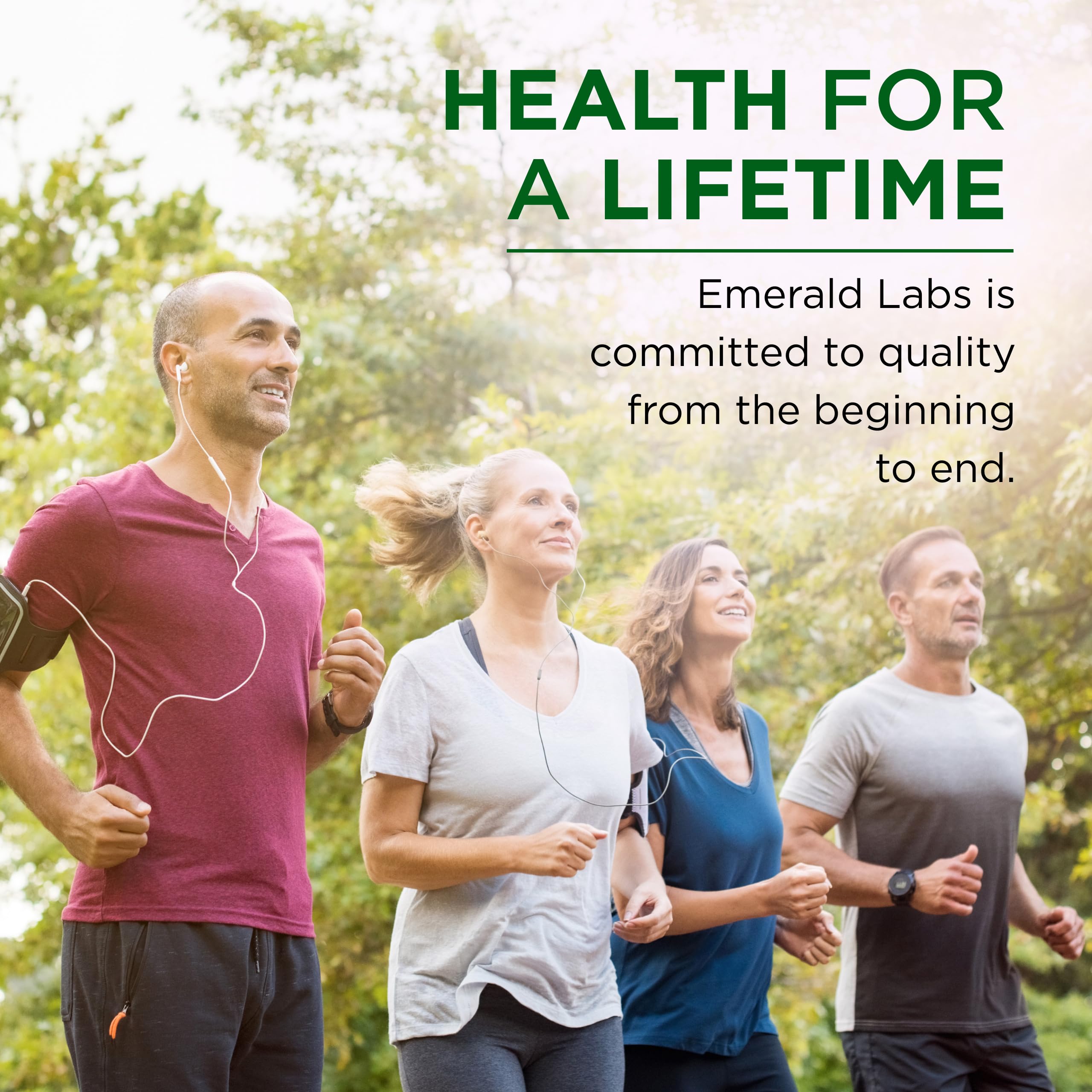 EMERALD LABS Capsules végétales sans additifs – adaptées à divers régimes.