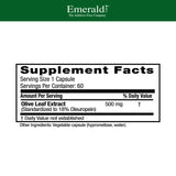 Extrait d olive feuille vegan Emerald Labs capsule