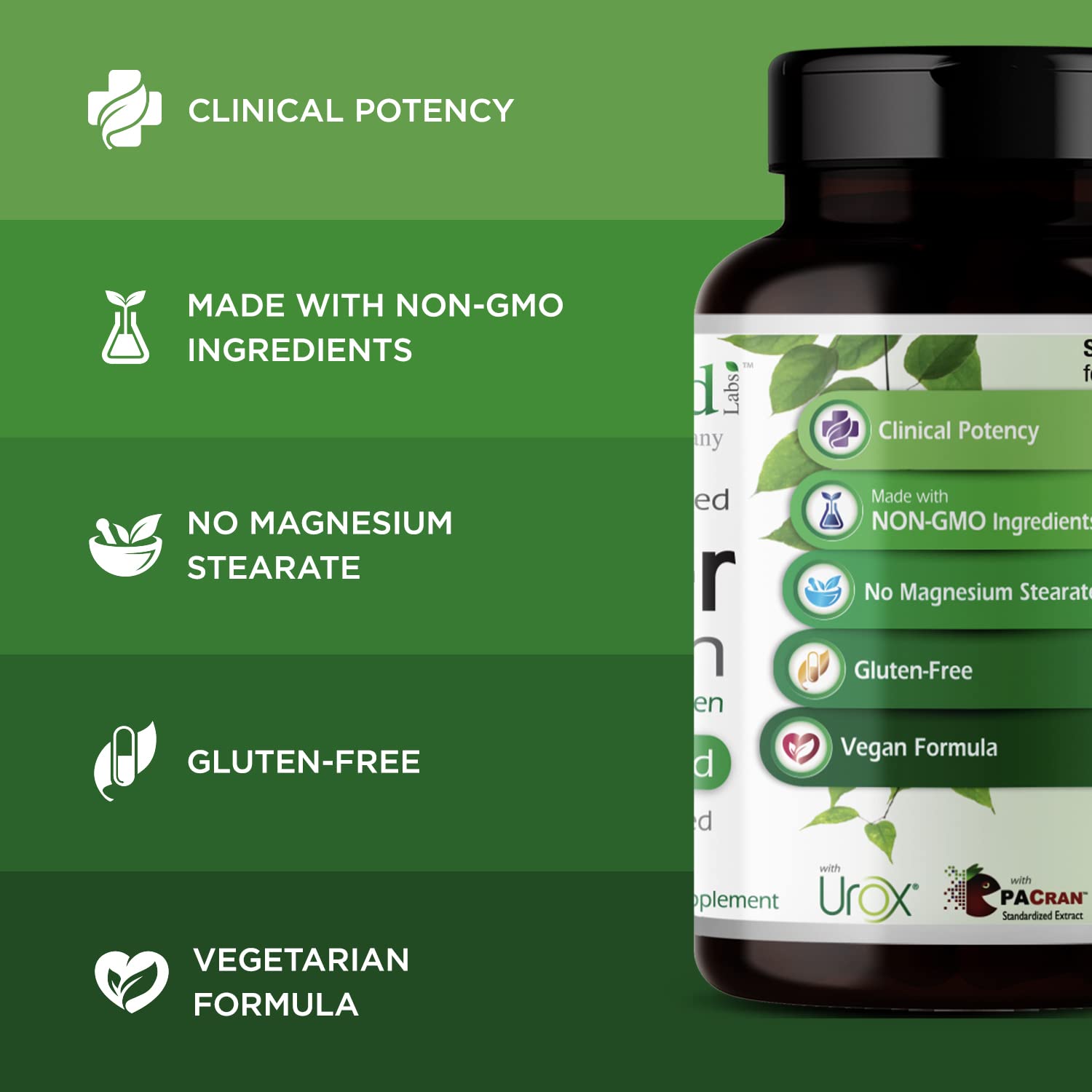 EMERALD LABS Extrait de graines de courge – capsules, soutien vésical potentiel.