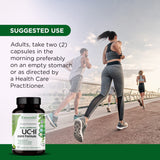 EMERALD LABS UC-II – flacon sans additifs ni gluten pour régimes spécifiques.