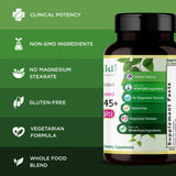 Emballage végétarien d'Emerald Labs Femmes 45+ Multi pour choix diététiques.