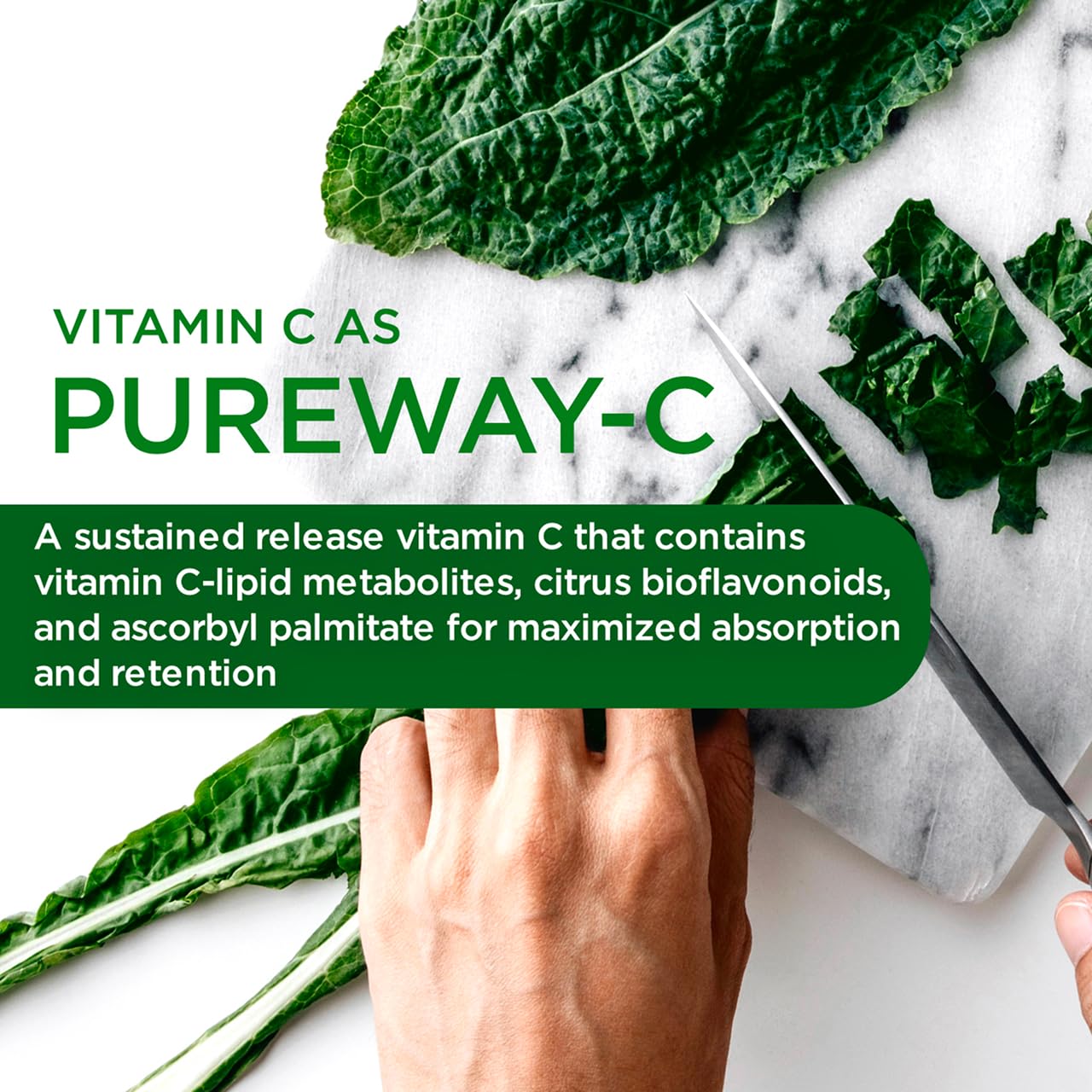 EMERALD LABS Tableau nutritionnel, liste d'ingrédients complète et lisible.