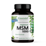 Emerald Labs MSM 1000mg – bouteille de gélules, soutien articulations