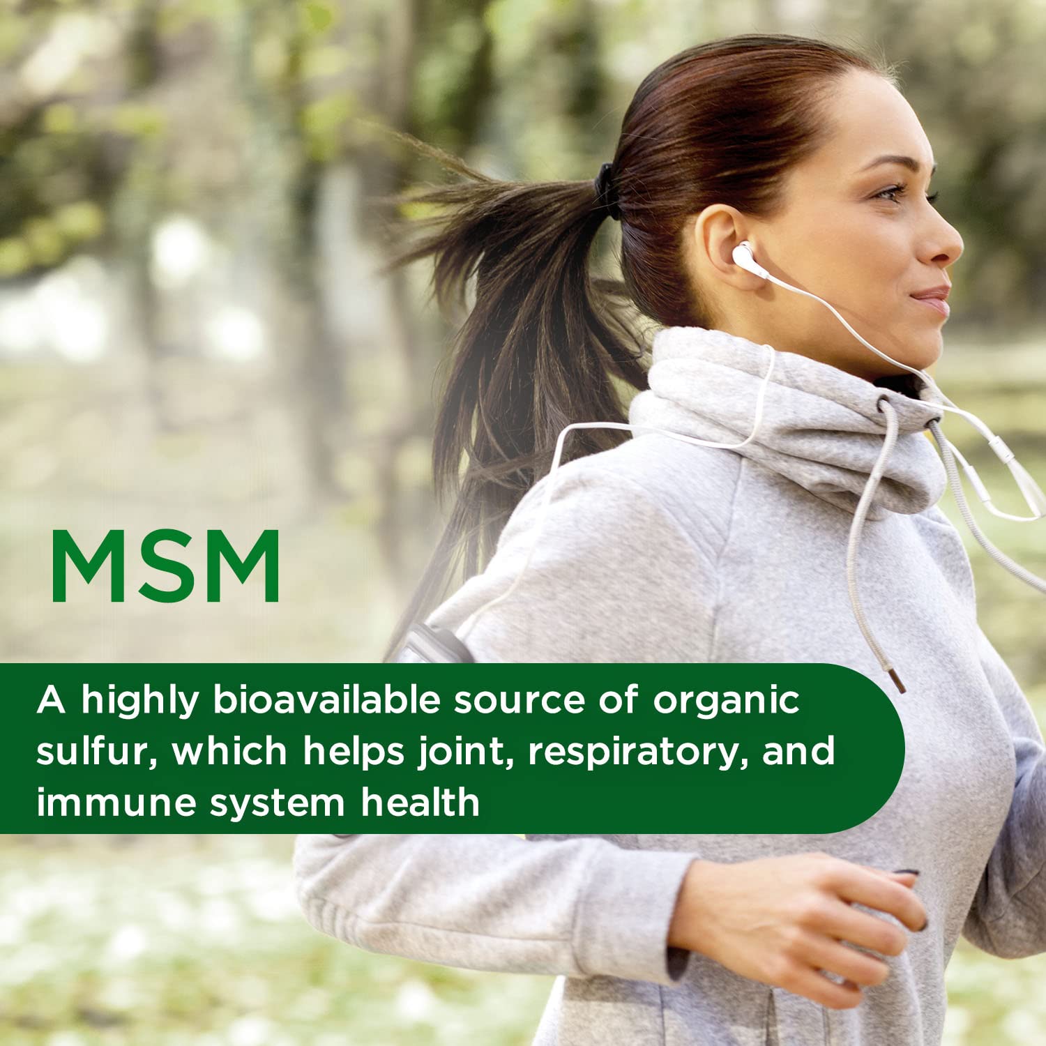 MSM 1000mg Emerald Labs sans additifs – formulation pure