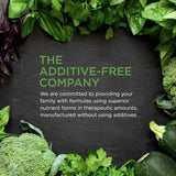 Étiquette végétalienne sans gluten, signe de pureté et qualité Emerald Labs.