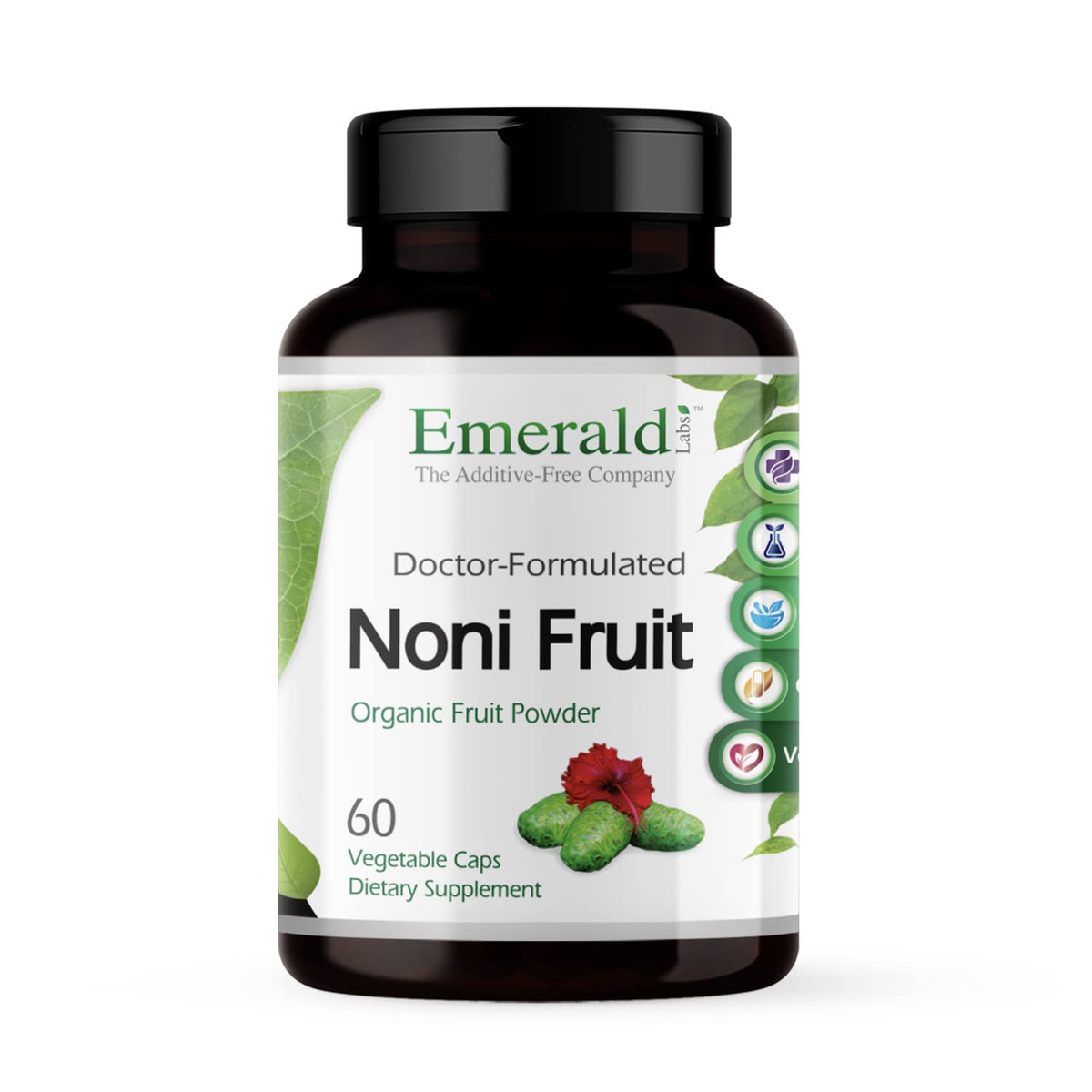EMERALD LABS Noni, poudre de fruit, soutien digestif et antioxydant potentiel.