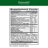 EMERALD LABS Osteo capsules: association d'ingrédients pour la santé des articulations