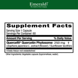 EMERALD LABS Quercetin Phytosome: gelules vegetales – formule vegan sans gluten.