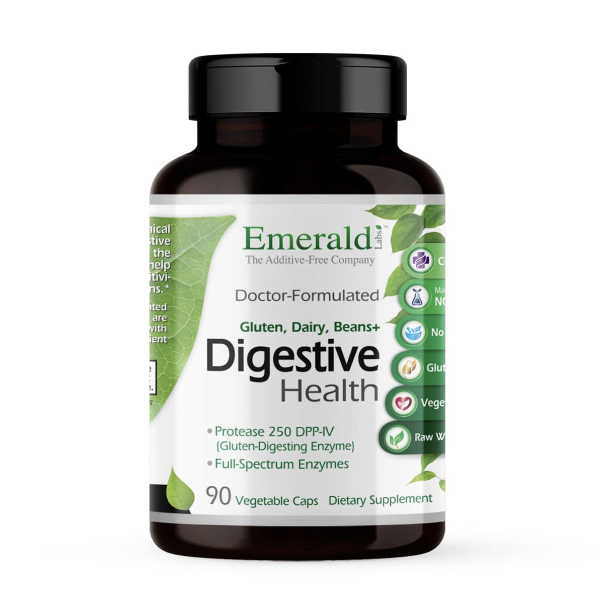 Emerald Labs: bouteille sante-digestive pour le confort intestinal quotidien.