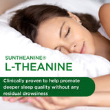 Suntheanine L-Theanine inclus dans Sleep Health pour favoriser une détente mentale.
