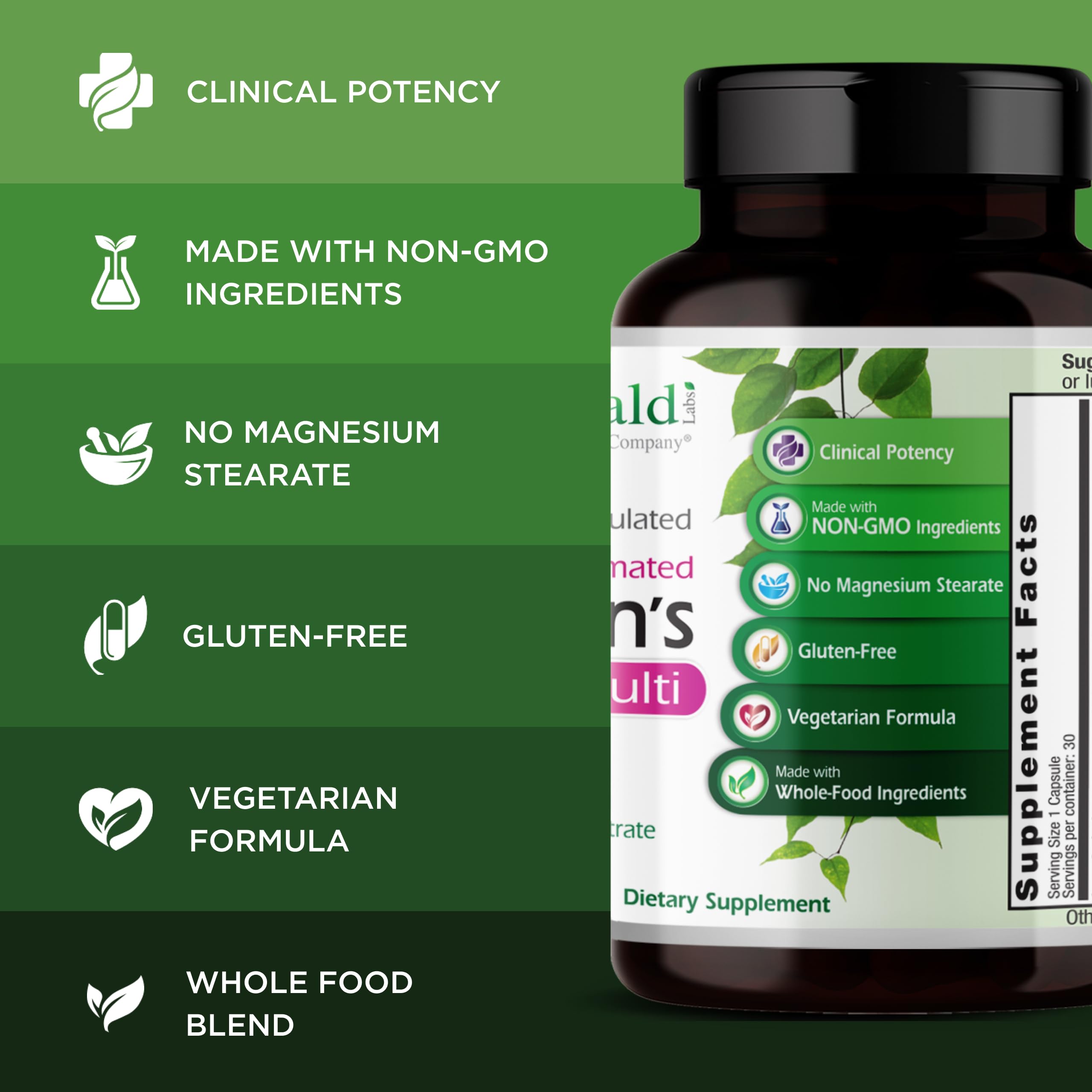 EMERALD LABS Zinc et vitamines B/C/E: soutien immunitaire et énergie