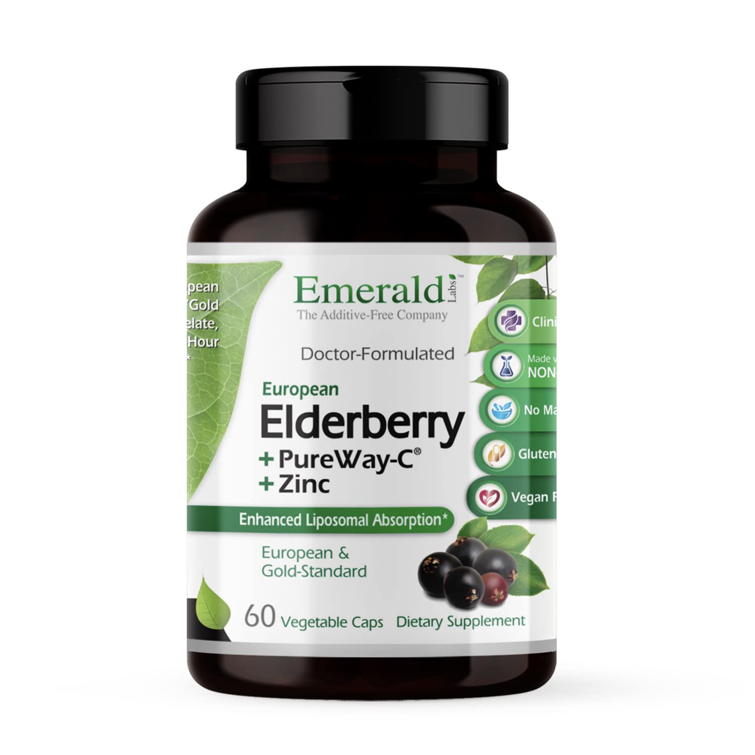 EMERALD LABS Sureau Plus – bouteille de capsules soutenant potentiellement l’immunité