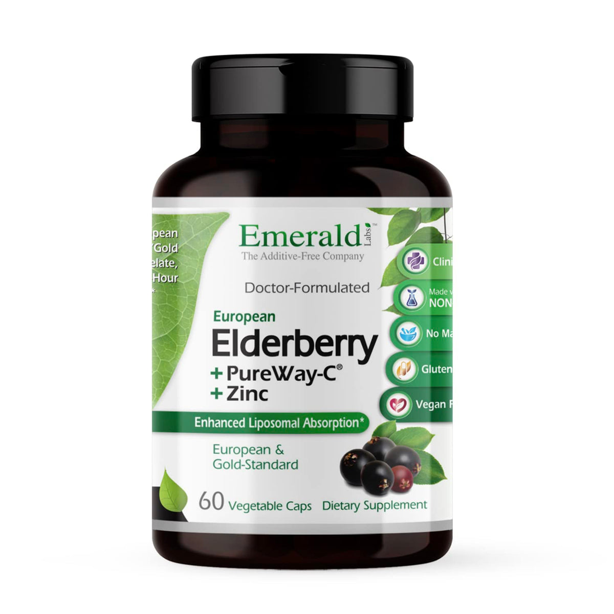 EMERALD LABS Sureau Plus – bouteille de capsules soutenant potentiellement l’immunité