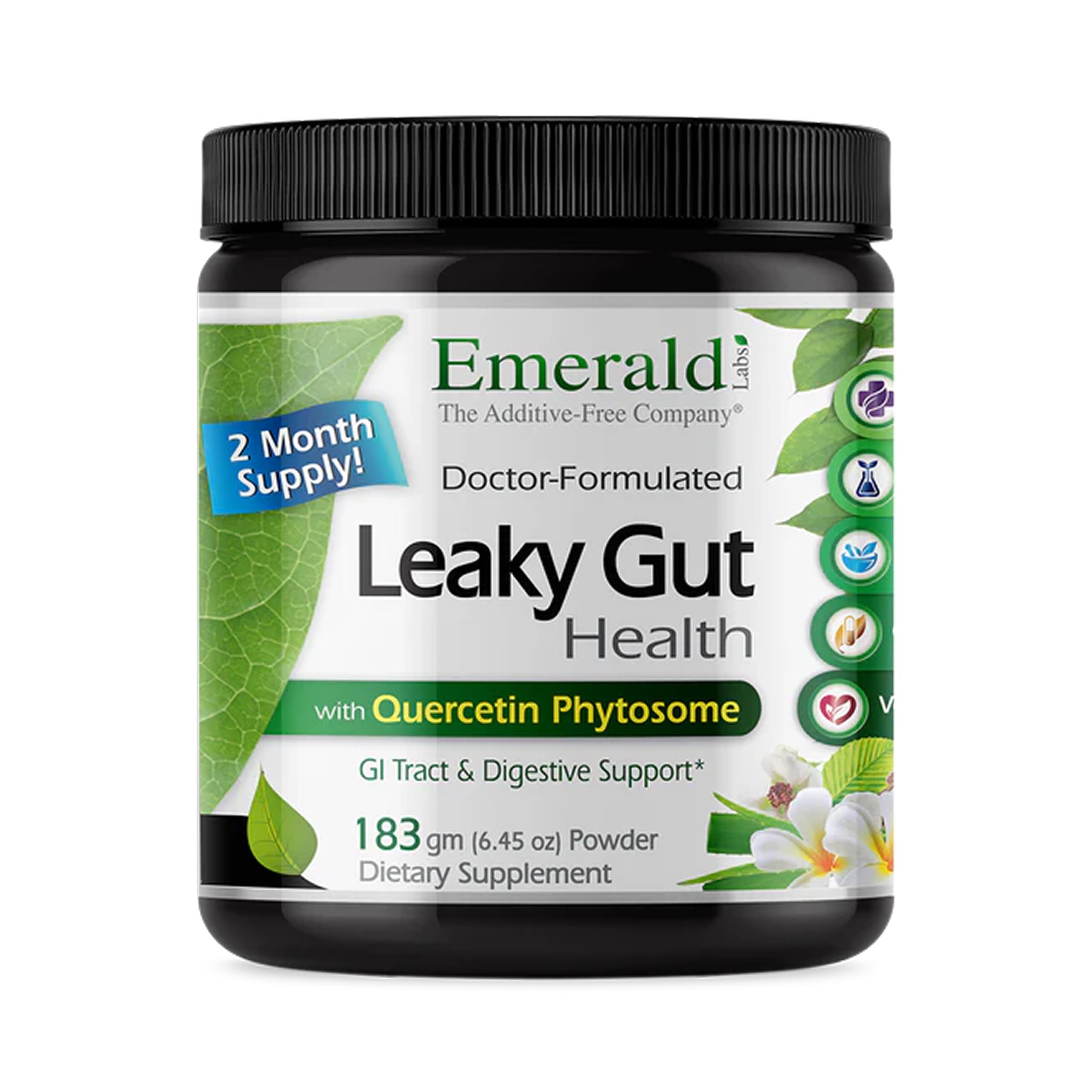 Emerald Labs Leaky Gut Health – flacon élégant pour le bien-être digestif