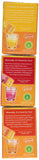 Verre avec boisson pétillante Emergen-C, saveurs fruitées et rafraîchissantes.
