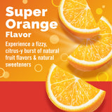 Goût orange naturel d’Emergen-C, expérience fruitée et rafraîchissante.