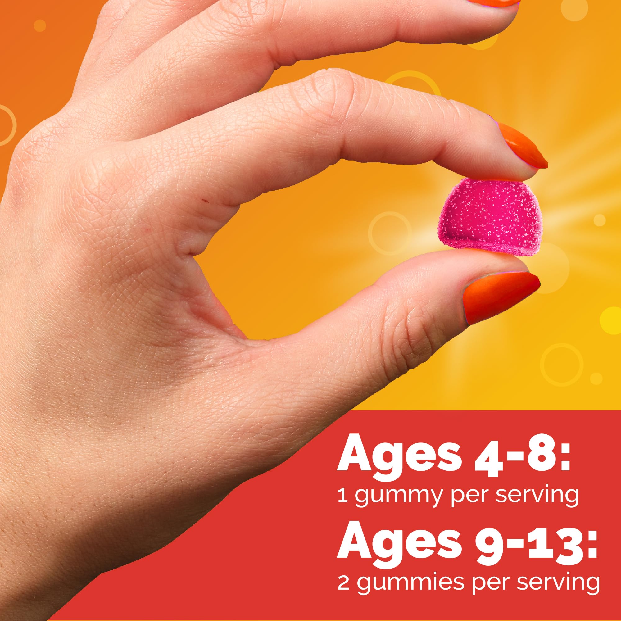Gommes Emergen-C Kidz, vitamines B pour énergie naturelle potentielle