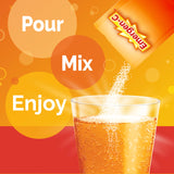 Sachets Emergen-C faciles à dissoudre dans l'eau pour une préparation rapide.